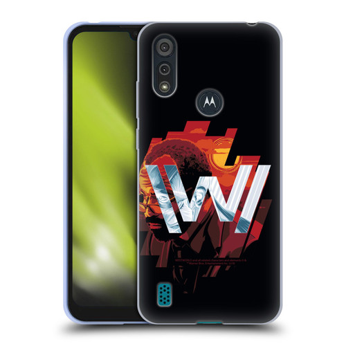 Westworld Logos Bernard Soft Gel Case for Motorola Moto E6s (2020)