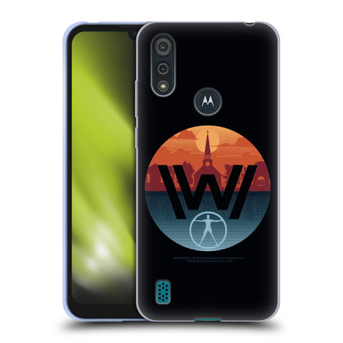 Westworld Logos Park Soft Gel Case for Motorola Moto E6s (2020)