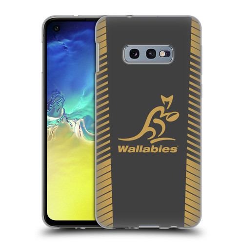 Australia National Rugby Union Team Wallabies Replica Grey Soft Gel Case for Samsung Galaxy S10e