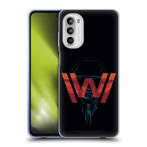 Westworld Logos Man In Black Soft Gel Case for Motorola Moto G52