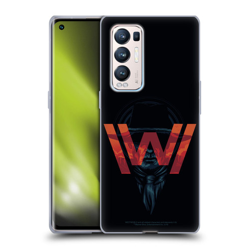 Westworld Logos Man In Black Soft Gel Case for OPPO Find X3 Neo / Reno5 Pro+ 5G