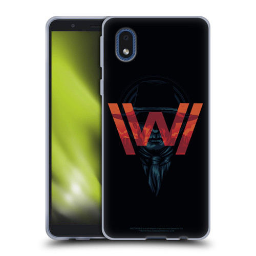 Westworld Logos Man In Black Soft Gel Case for Samsung Galaxy A01 Core (2020)