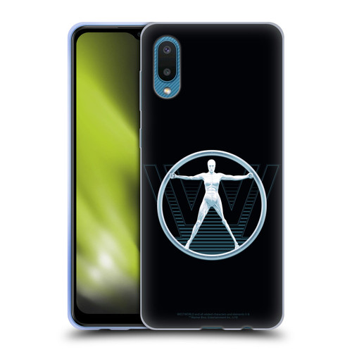 Westworld Logos The Vitruvian Man Soft Gel Case for Samsung Galaxy A02/M02 (2021)