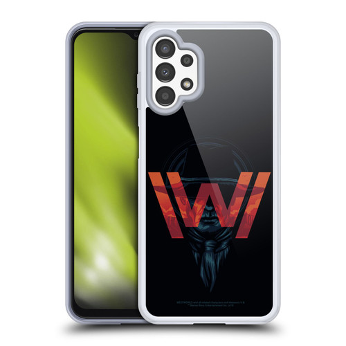 Westworld Logos Man In Black Soft Gel Case for Samsung Galaxy A13 (2022)
