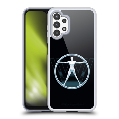 Westworld Logos The Vitruvian Man Soft Gel Case for Samsung Galaxy A13 (2022)