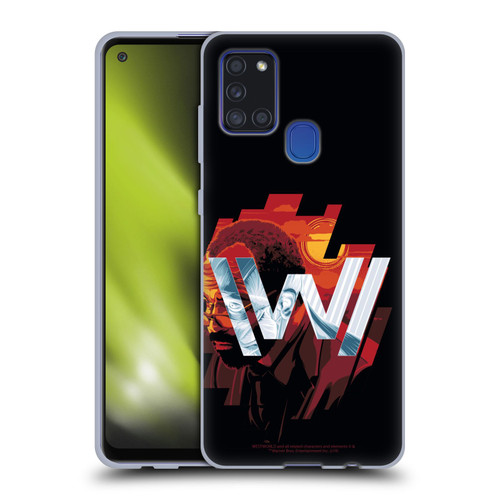Westworld Logos Bernard Soft Gel Case for Samsung Galaxy A21s (2020)