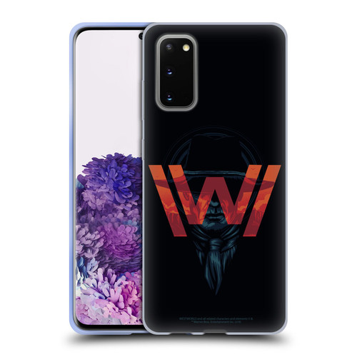 Westworld Logos Man In Black Soft Gel Case for Samsung Galaxy S20 / S20 5G