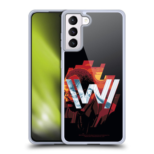 Westworld Logos Bernard Soft Gel Case for Samsung Galaxy S21+ 5G