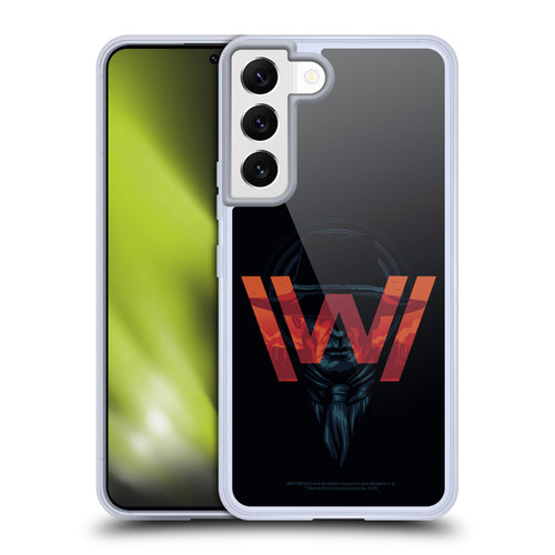 Westworld Logos Man In Black Soft Gel Case for Samsung Galaxy S22 5G