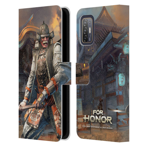 For Honor Characters Kensei Leather Book Wallet Case Cover For HTC Desire 21 Pro 5G