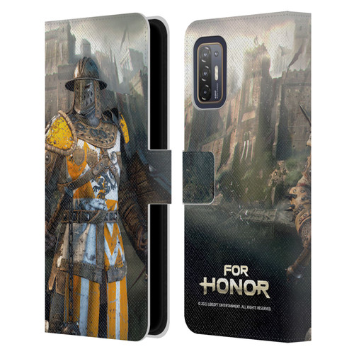 For Honor Characters Conqueror Leather Book Wallet Case Cover For HTC Desire 21 Pro 5G