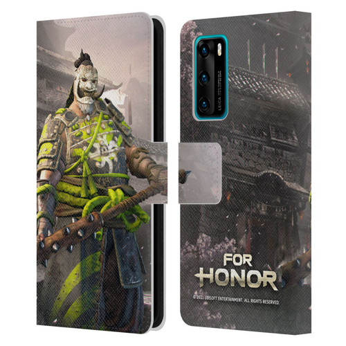 For Honor Characters Shugoki Leather Book Wallet Case Cover For Huawei P40 5G