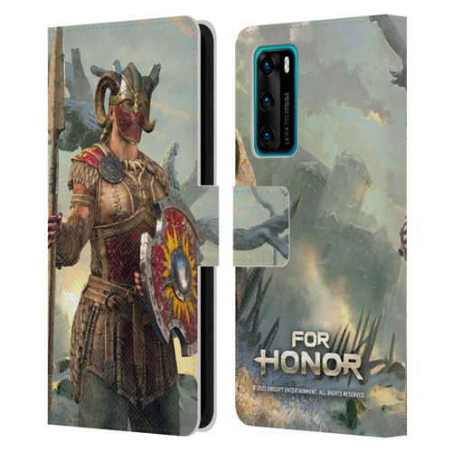 For Honor Characters Valkyrie Leather Book Wallet Case Cover For Huawei P40 5G