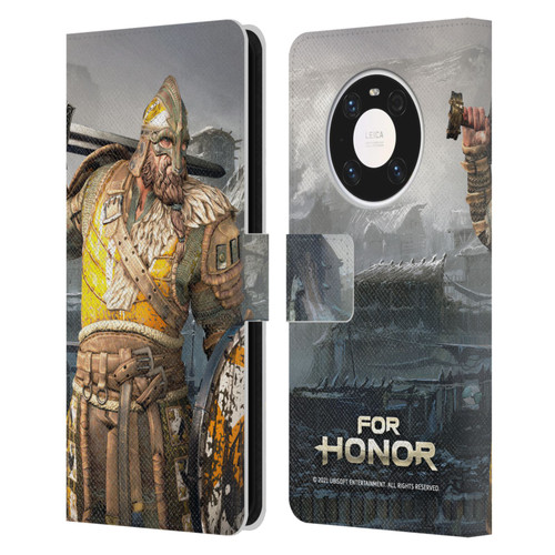 For Honor Characters Warlord Leather Book Wallet Case Cover For Huawei Mate 40 Pro 5G