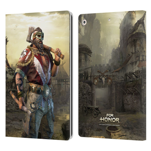 For Honor Characters Berserker Leather Book Wallet Case Cover For Apple iPad 10.2 2019/2020/2021