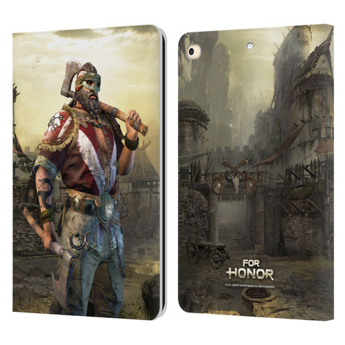 For Honor Characters Berserker Leather Book Wallet Case Cover For Apple iPad 9.7 2017 / iPad 9.7 2018