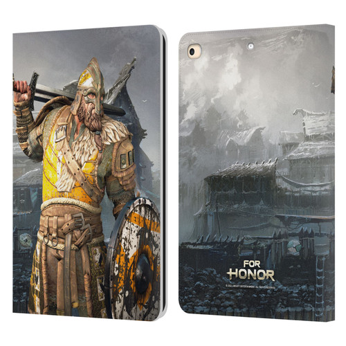 For Honor Characters Warlord Leather Book Wallet Case Cover For Apple iPad 9.7 2017 / iPad 9.7 2018