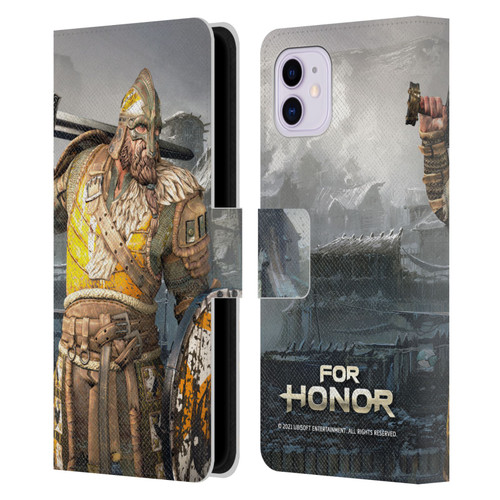 For Honor Characters Warlord Leather Book Wallet Case Cover For Apple iPhone 11