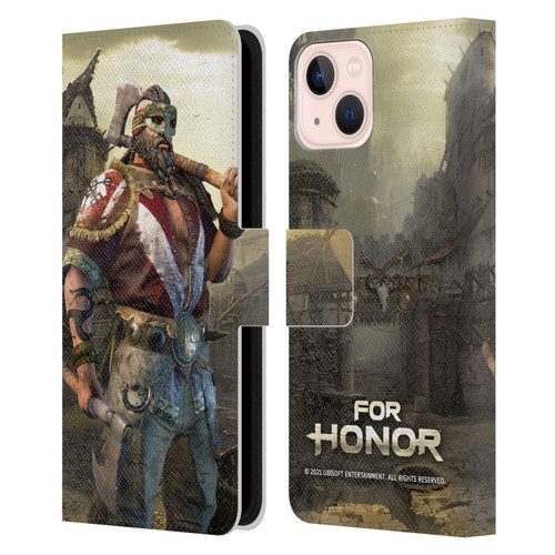 For Honor Characters Berserker Leather Book Wallet Case Cover For Apple iPhone 13