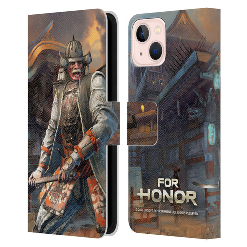 For Honor Characters Kensei Leather Book Wallet Case Cover For Apple iPhone 13