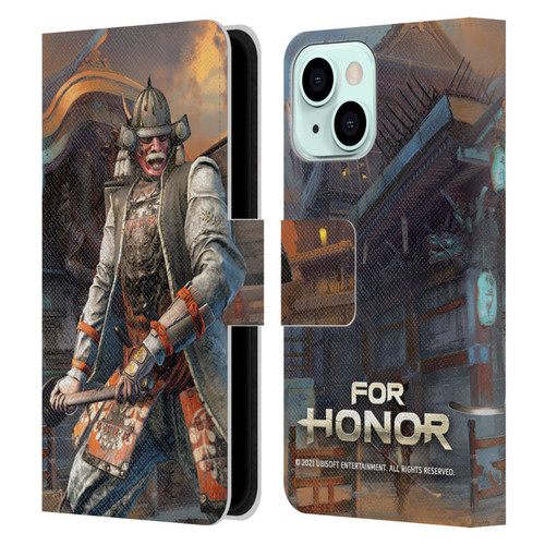 For Honor Characters Kensei Leather Book Wallet Case Cover For Apple iPhone 13 Mini