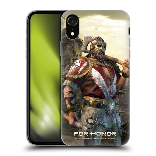 For Honor Characters Berserker Soft Gel Case for Apple iPhone XR