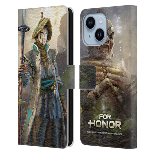 For Honor Characters Nobushi Leather Book Wallet Case Cover For Apple iPhone 14 Plus