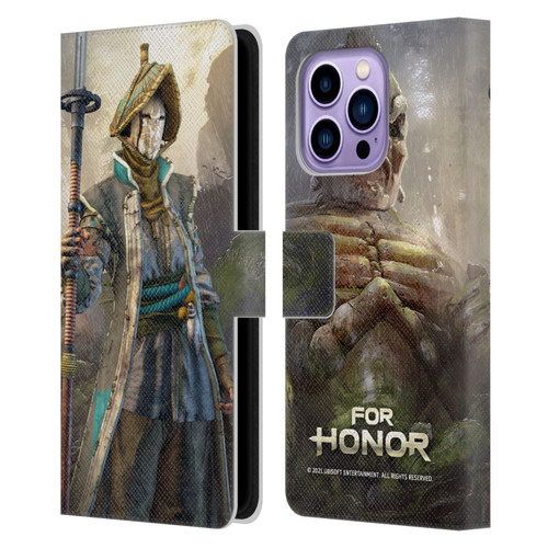 For Honor Characters Nobushi Leather Book Wallet Case Cover For Apple iPhone 14 Pro Max