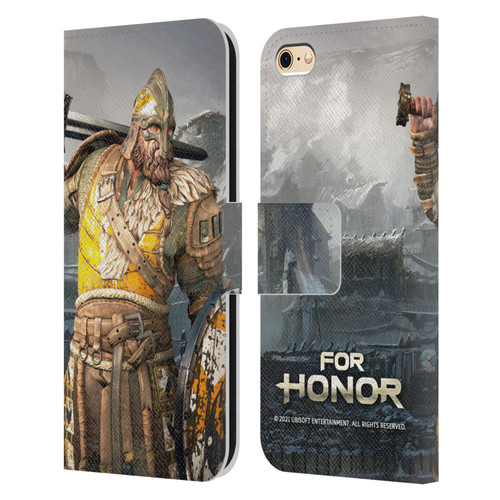 For Honor Characters Warlord Leather Book Wallet Case Cover For Apple iPhone 6 / iPhone 6s
