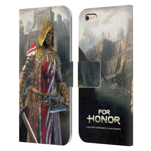 For Honor Characters Peacekeeper Leather Book Wallet Case Cover For Apple iPhone 6 Plus / iPhone 6s Plus