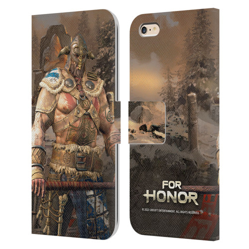 For Honor Characters Raider Leather Book Wallet Case Cover For Apple iPhone 6 Plus / iPhone 6s Plus