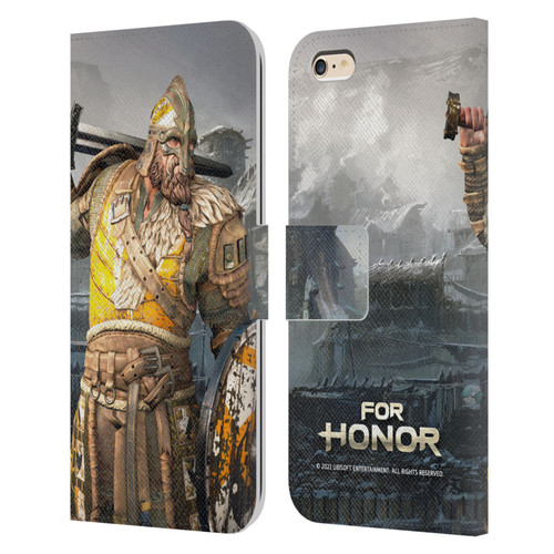 For Honor Characters Warlord Leather Book Wallet Case Cover For Apple iPhone 6 Plus / iPhone 6s Plus