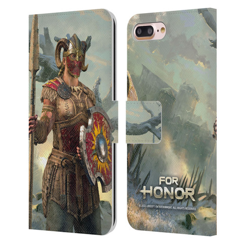 For Honor Characters Valkyrie Leather Book Wallet Case Cover For Apple iPhone 7 Plus / iPhone 8 Plus