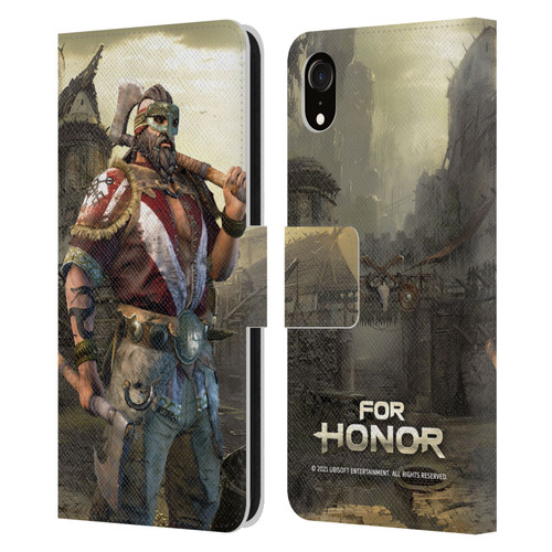 For Honor Characters Berserker Leather Book Wallet Case Cover For Apple iPhone XR