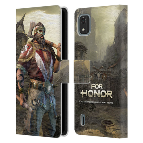 For Honor Characters Berserker Leather Book Wallet Case Cover For Nokia C2 2nd Edition