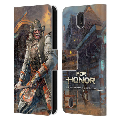 For Honor Characters Kensei Leather Book Wallet Case Cover For Nokia C01 Plus/C1 2nd Edition
