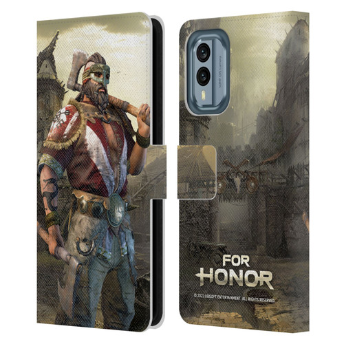 For Honor Characters Berserker Leather Book Wallet Case Cover For Nokia X30