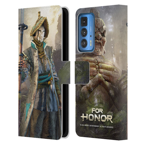For Honor Characters Nobushi Leather Book Wallet Case Cover For Motorola Edge 20 Pro