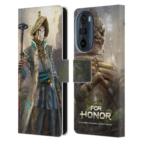 For Honor Characters Nobushi Leather Book Wallet Case Cover For Motorola Edge 30