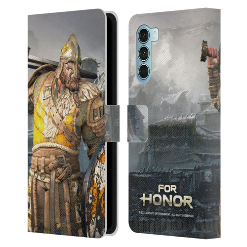 For Honor Characters Warlord Leather Book Wallet Case Cover For Motorola Edge S30 / Moto G200 5G