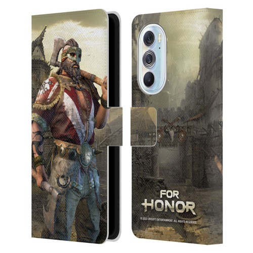 For Honor Characters Berserker Leather Book Wallet Case Cover For Motorola Edge X30