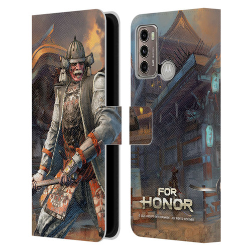 For Honor Characters Kensei Leather Book Wallet Case Cover For Motorola Moto G60 / Moto G40 Fusion