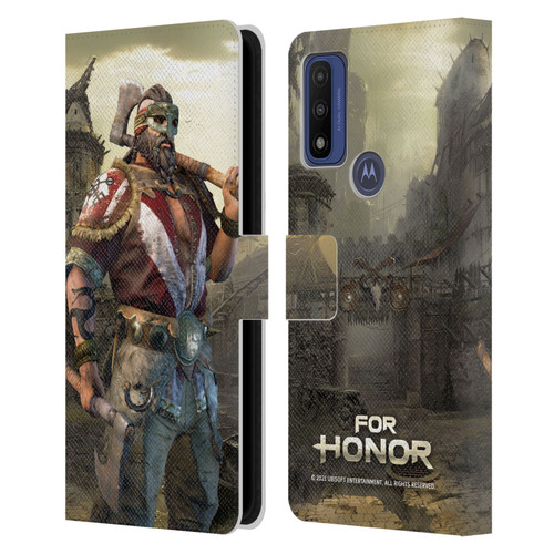For Honor Characters Berserker Leather Book Wallet Case Cover For Motorola G Pure