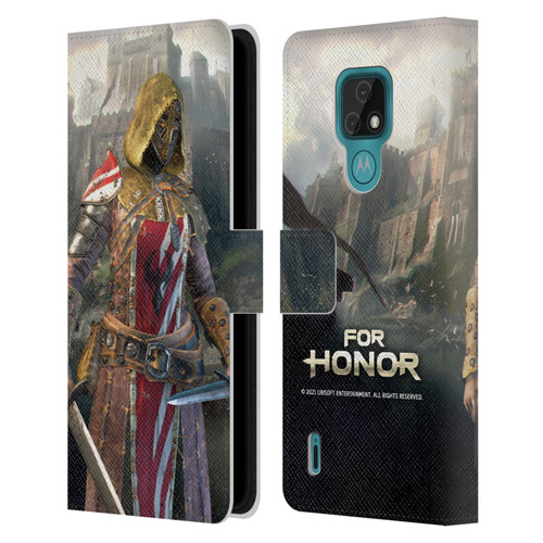 For Honor Characters Peacekeeper Leather Book Wallet Case Cover For Motorola Moto E7