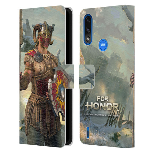 For Honor Characters Valkyrie Leather Book Wallet Case Cover For Motorola Moto E7 Power / Moto E7i Power