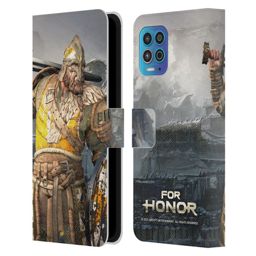 For Honor Characters Warlord Leather Book Wallet Case Cover For Motorola Moto G100