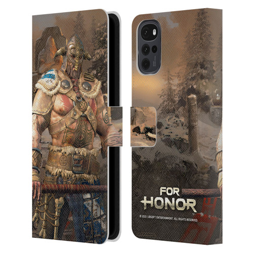 For Honor Characters Raider Leather Book Wallet Case Cover For Motorola Moto G22