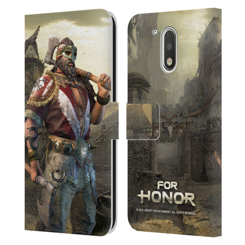 For Honor Characters Berserker Leather Book Wallet Case Cover For Motorola Moto G41