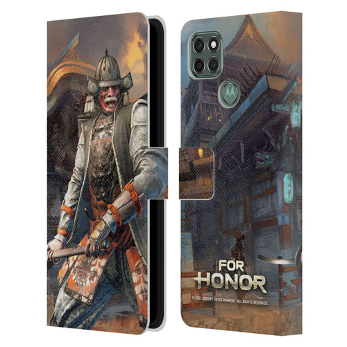 For Honor Characters Kensei Leather Book Wallet Case Cover For Motorola Moto G9 Power