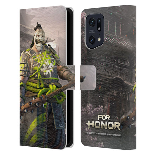 For Honor Characters Shugoki Leather Book Wallet Case Cover For OPPO Find X5
